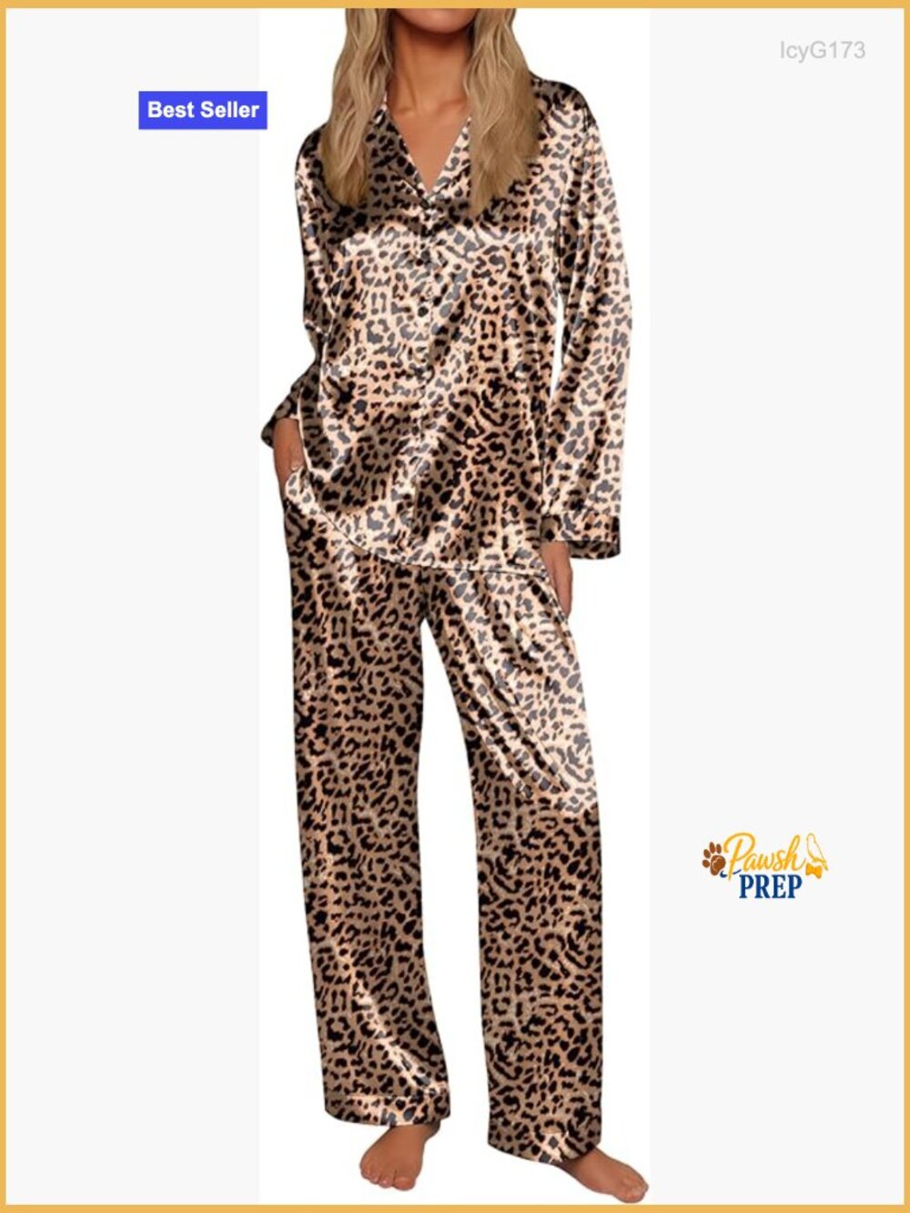 Satin Button Down Pajama Set Long Sleeve Wide Leg Loungewear